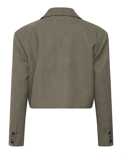 Gestuz - GZCasia Blazer - Black and white houndstooth